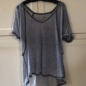 Free People Flowy Blue Top